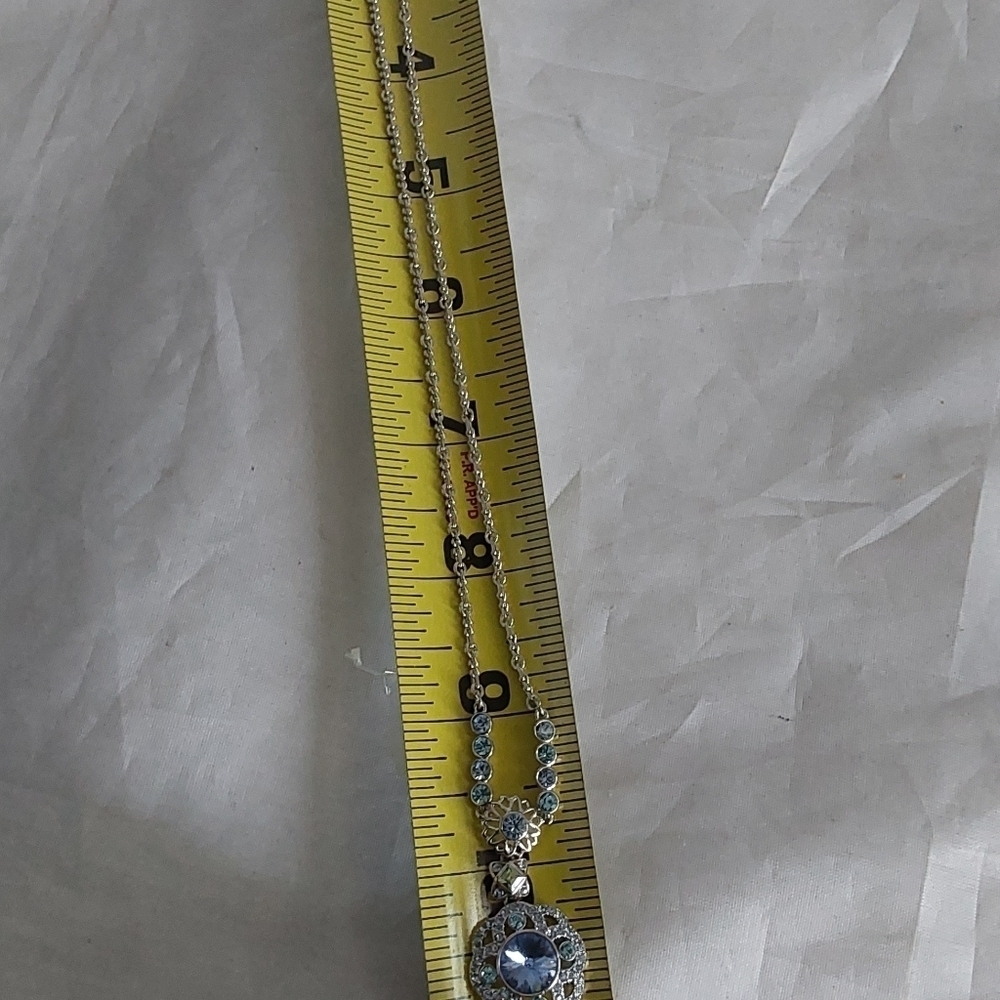 Givenchy SIGNED MULTICOLORED DIAMOND NECKLACE - Picture 6 of 6